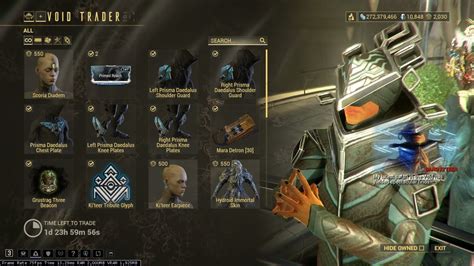 baro ki'teer items|Baro Ki'teer inventory and recommendations 2023.